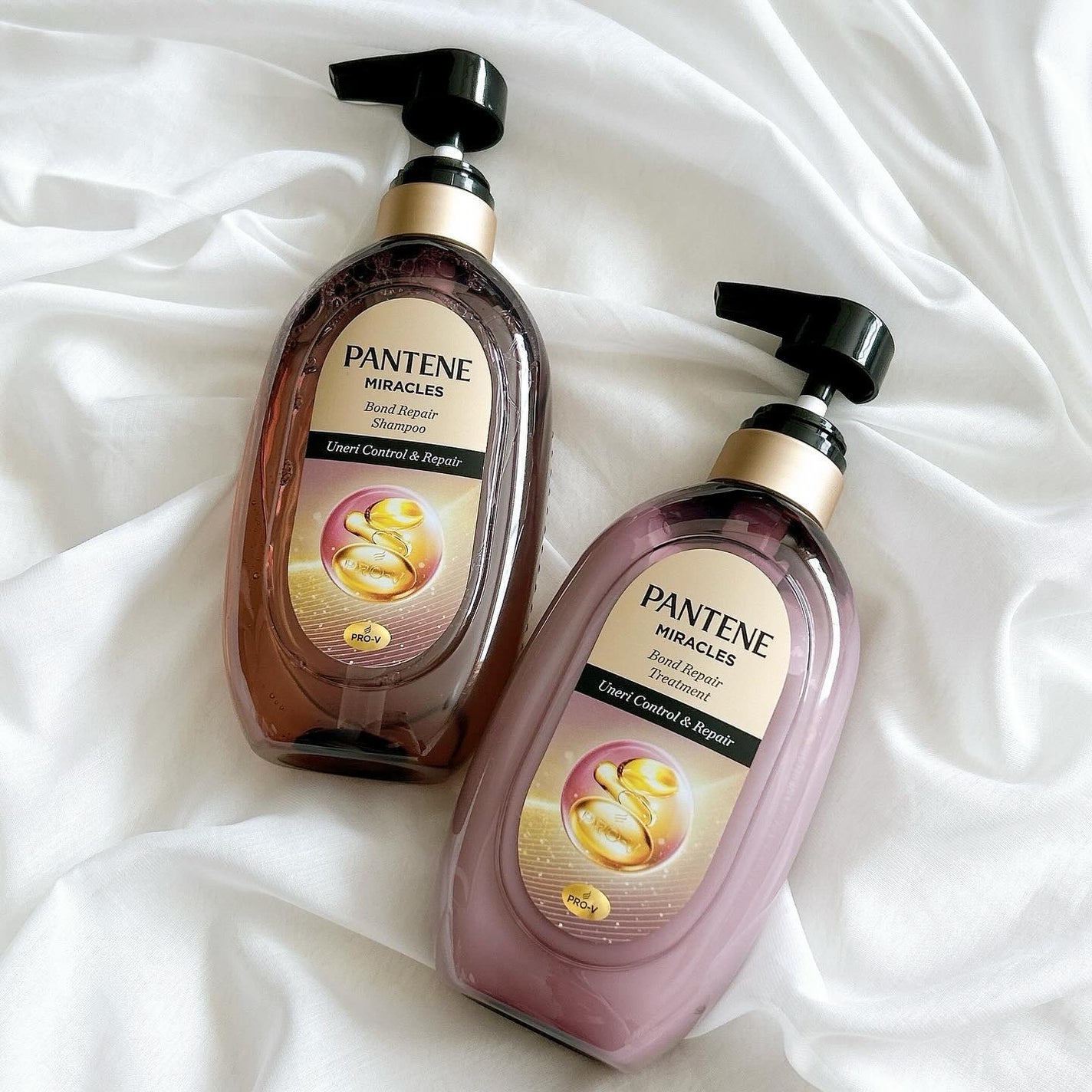 ミラクルズ うねりコントロール&リペア ボンドリペア シャンプー/トリートメント/パンテーン/市販シャンプーを使ったクチコミ(1枚目)