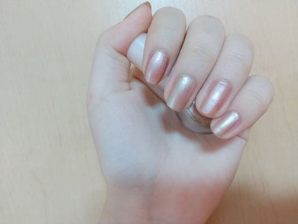 DAISO マイメロ ネイルのクチコミ「ココアです(*^^*)
今回はマイメロネイルのパールシャンパンロゼとパールマロンクリームを塗っ.....」(1枚目)