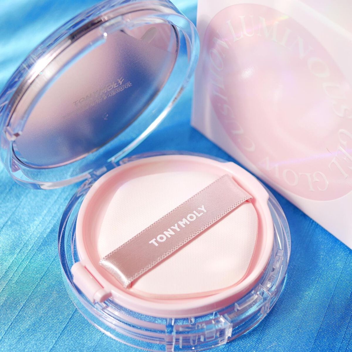 ルミナスジェルグロークッション/TONYMOLY/クッションファンデーションを使ったクチコミ(2枚目)