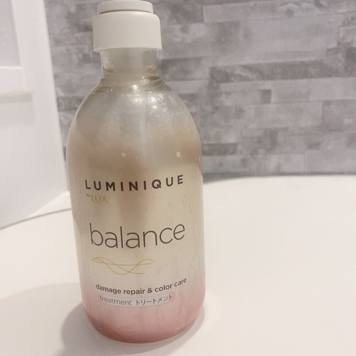 ルミニーク バランス ダメージリペア＆カラーケア シャンプー/トリートメント トリートメント ポンプ 480g/LUX/市販シャンプーを使ったクチコミ（1枚目）