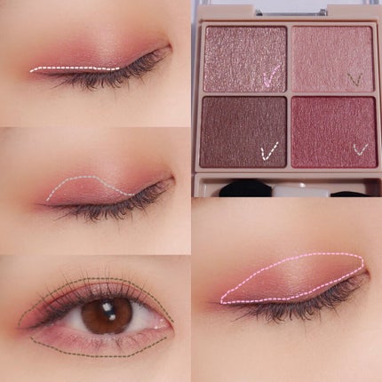 シルキースフレアイズ(マットタイプ)/キャンメイク/アイシャドウパレットを使ったクチコミ(6枚目)