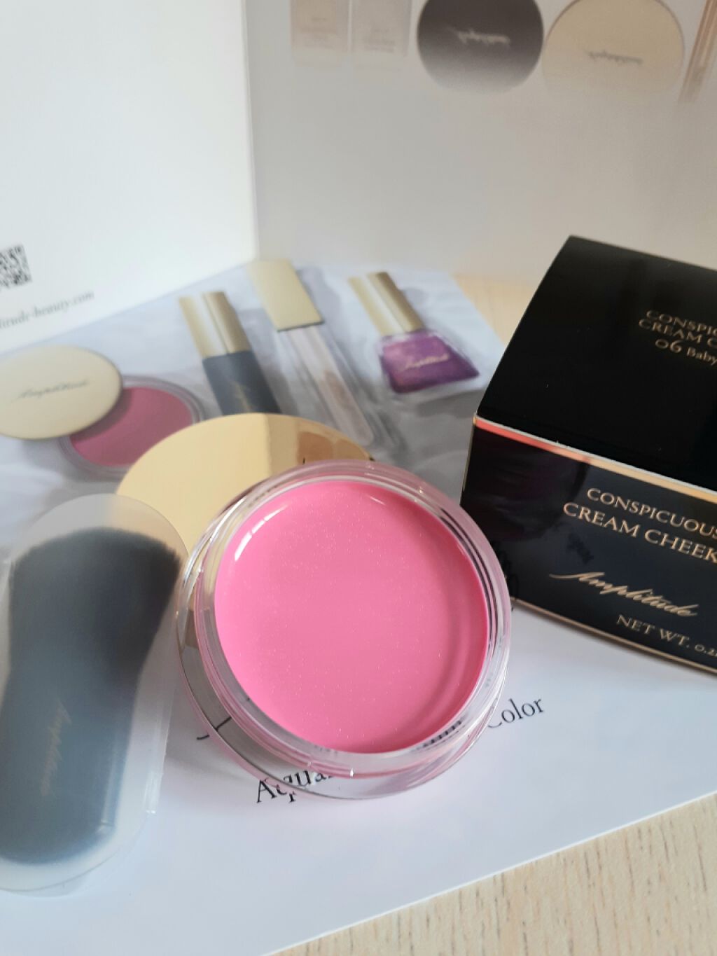 コンスピキュアス クリームチークス/Amplitude/ジェル・クリームチークを使ったクチコミ(1枚目)