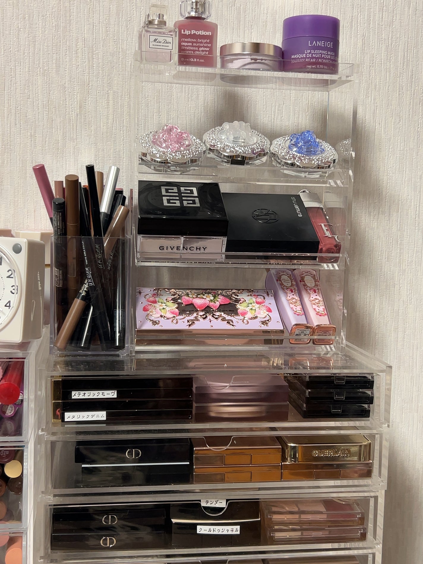 アクリルボトルスタンド3段/無印良品/その他化粧小物を使ったクチコミ(2枚目)