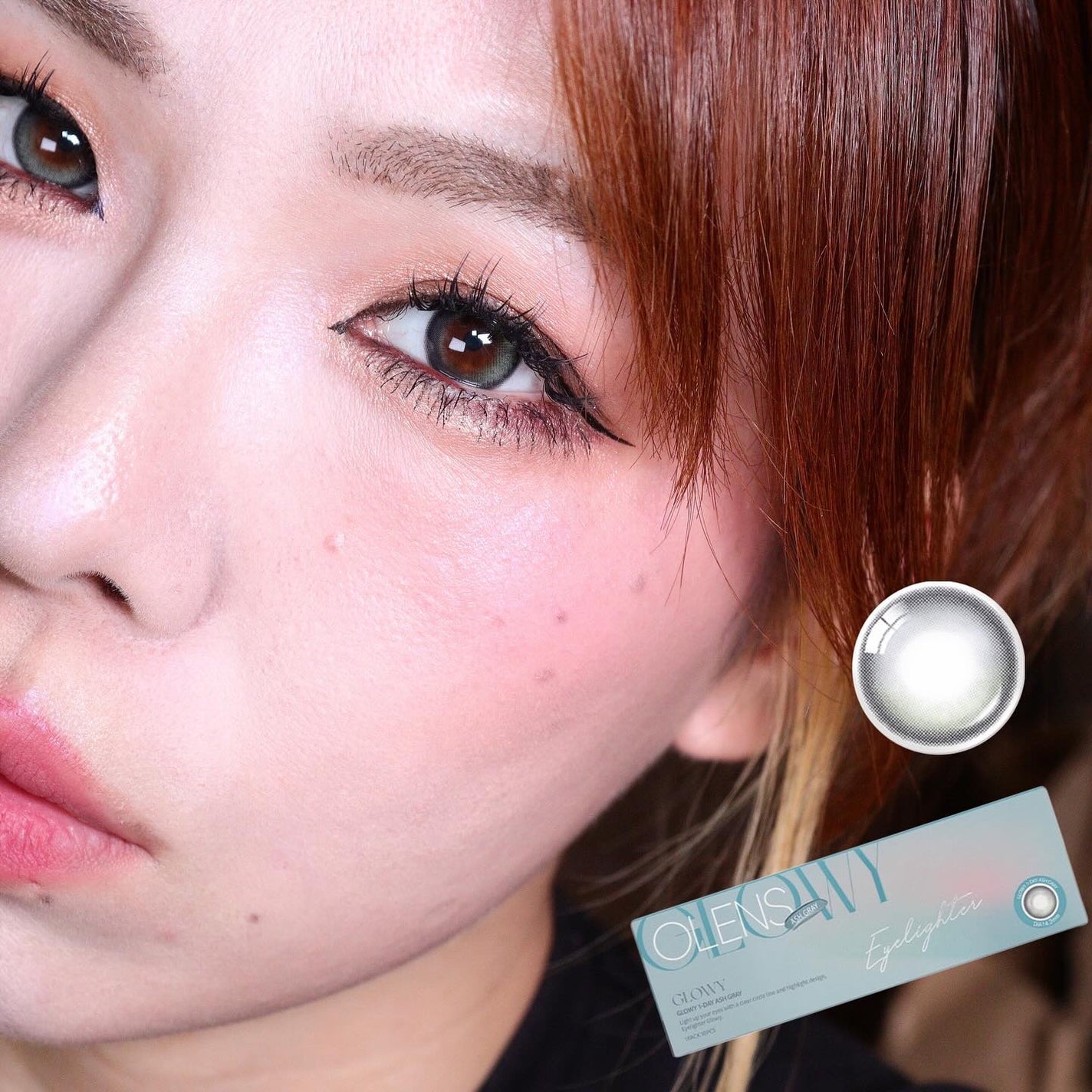 Glowy 1day/OLENS/ワンデー(1DAY)カラコンを使ったクチコミ(1枚目)