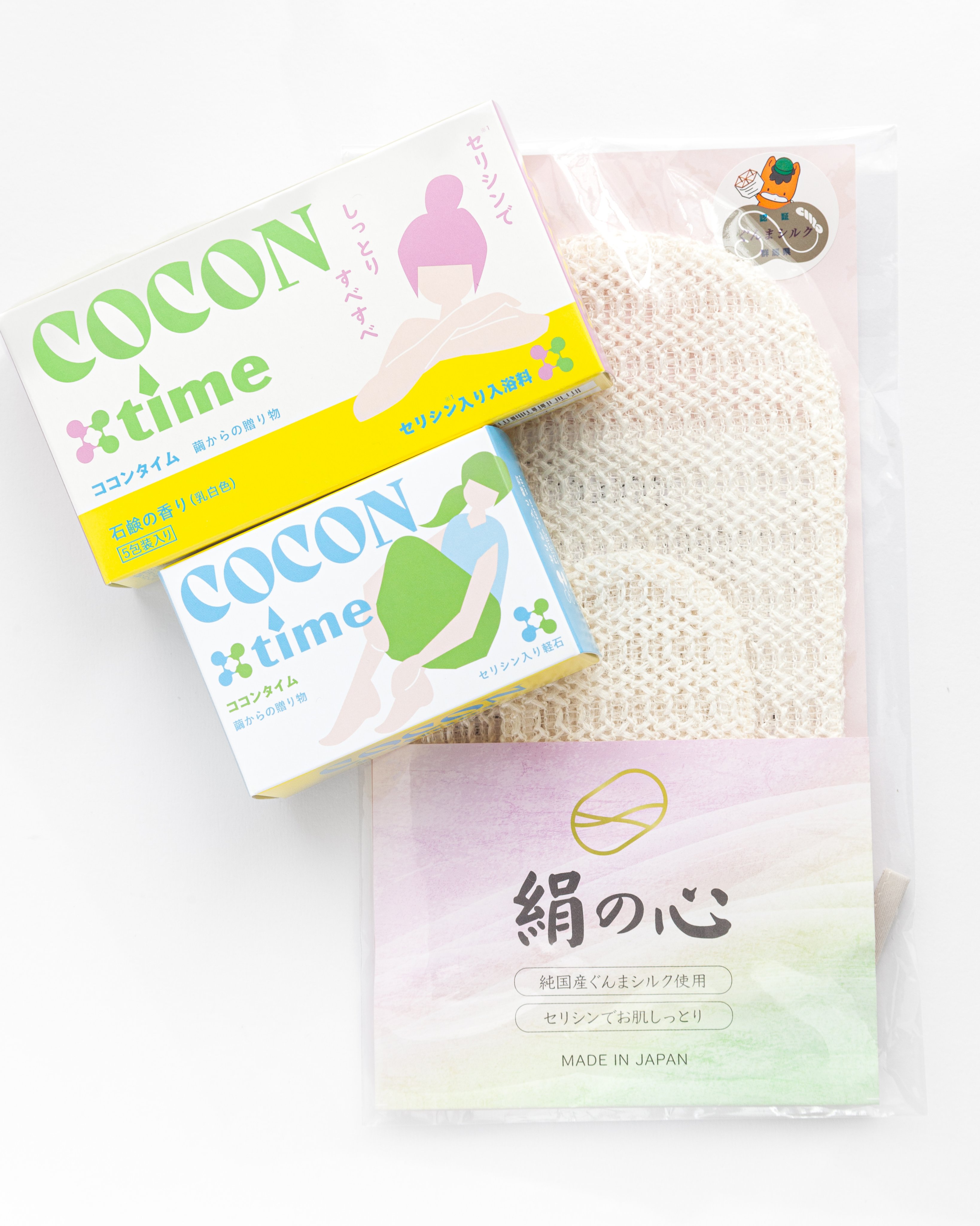 「COCON time」セリシン入り入浴料/みやびやかシリーズ/無機塩系入浴剤を使ったクチコミ（2枚目）