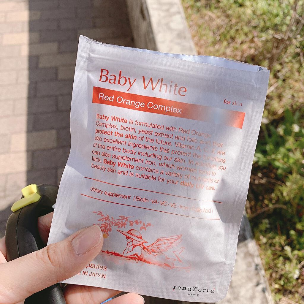 Baby White 60粒/renaTerra/美容サプリメントを使ったクチコミ(1枚目)