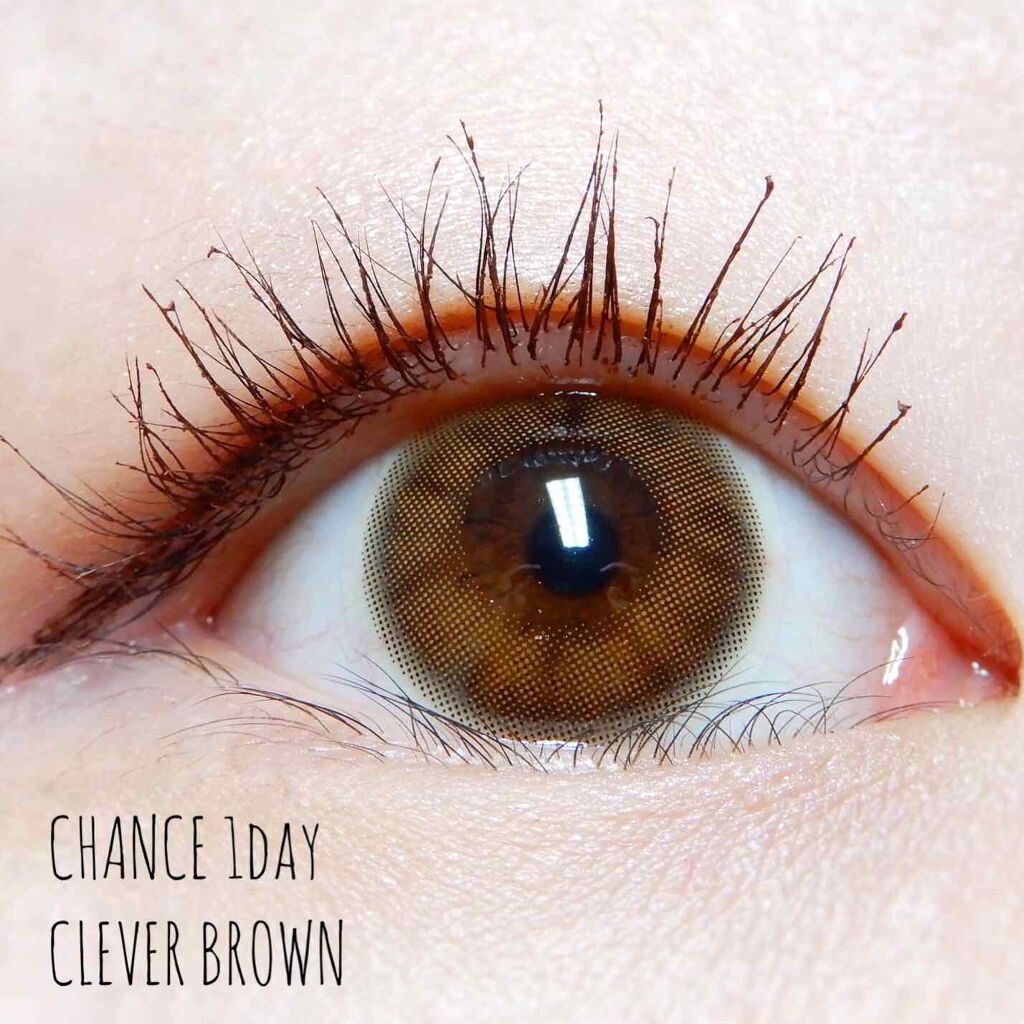 チャンス ワンデー クレバーブラウン/CHANCE/ワンデー（１DAY）カラコンを使ったクチコミ（1枚目）