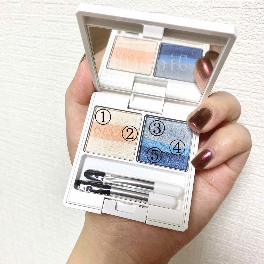 ミスティック パウダーアイシャドウ/CHICCA/アイシャドウパレットを使ったクチコミ(2枚目)