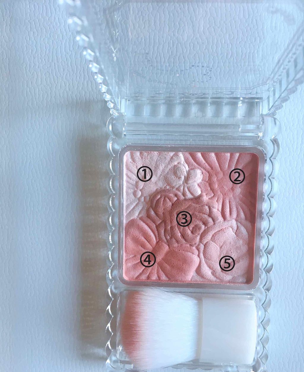 グロウフルールチークス/キャンメイク/パウダーチークを使ったクチコミ(2枚目)