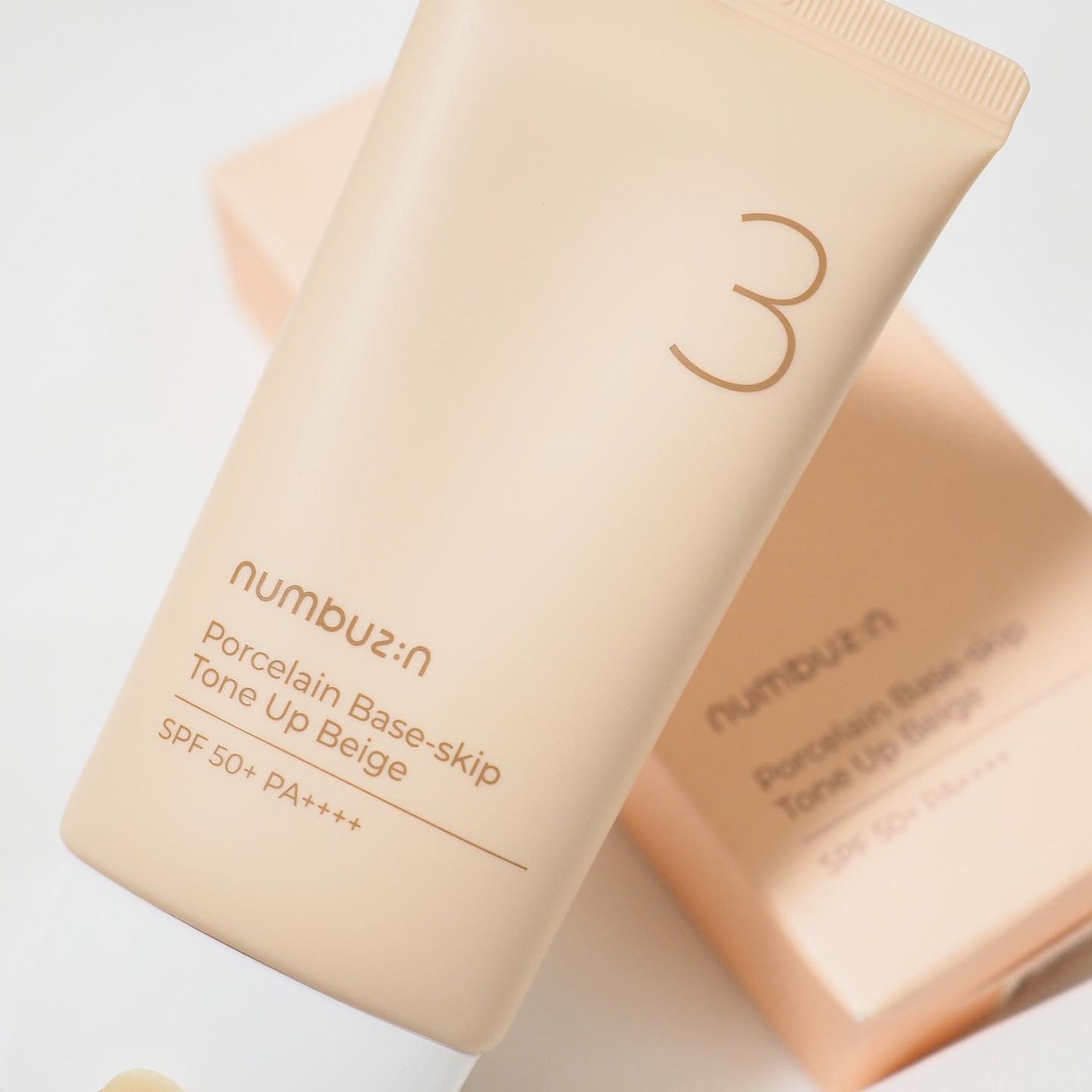 3番 ノーファンデ陶器肌トーンアップクリーム/numbuzin/化粧下地を使ったクチコミ(5枚目)