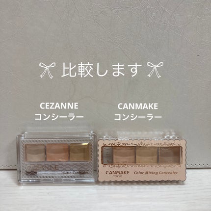 カラーミキシングコンシーラー/キャンメイク/パレットコンシーラーを使ったクチコミ(1枚目)