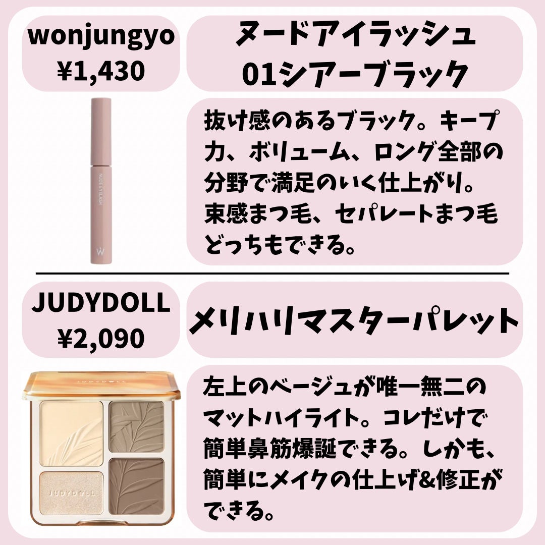 JUDYDOLL メリハリマスターパレット/JUDYDOLL/パウダーハイライトを使ったクチコミ(3枚目)