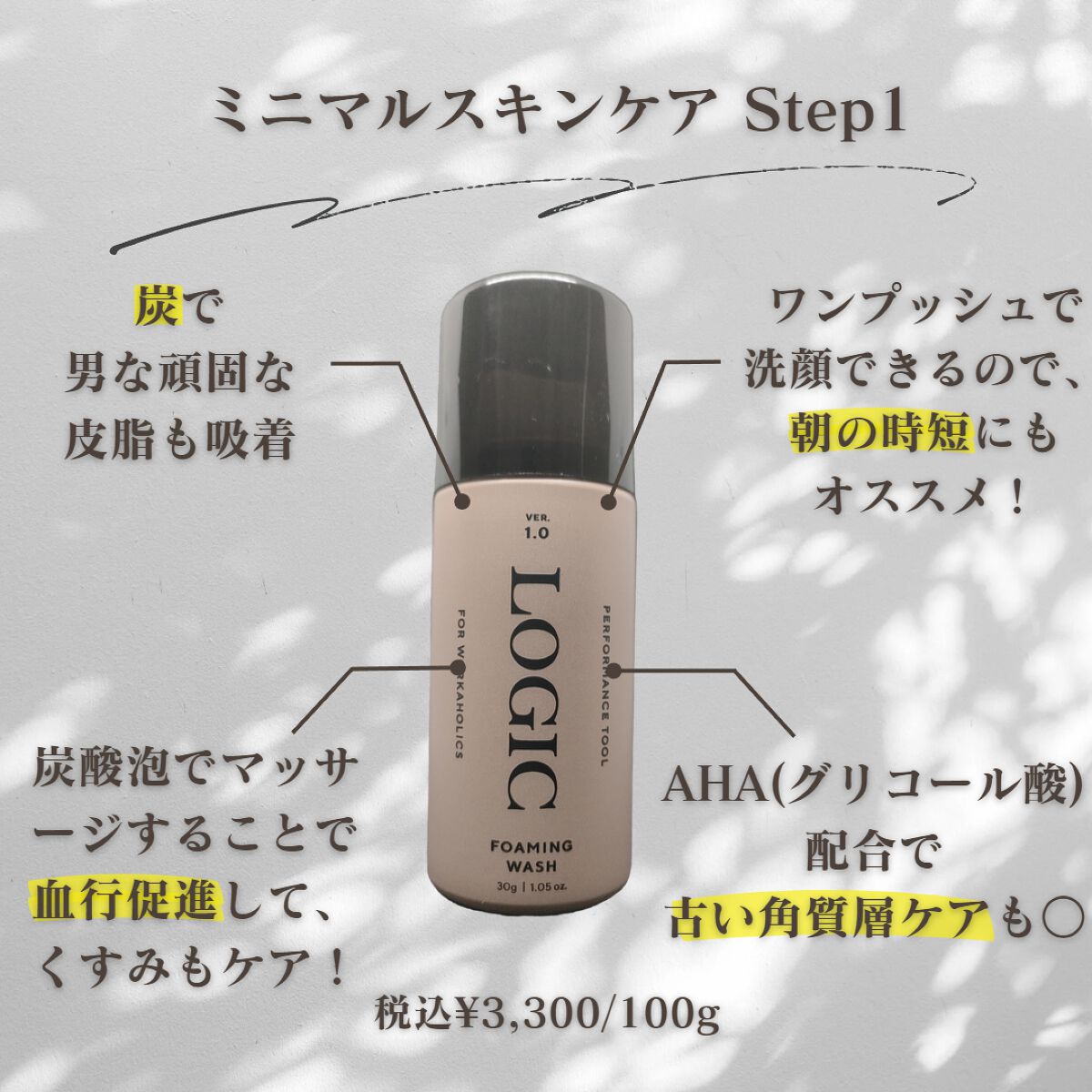 フォーミングウォッシュ2.0/LOGIC/泡洗顔を使ったクチコミ(2枚目)