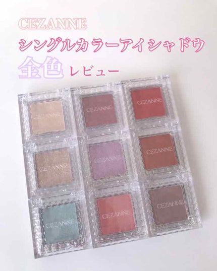 シングルカラーアイシャドウ/CEZANNE/単色アイシャドウを使ったクチコミ(1枚目)