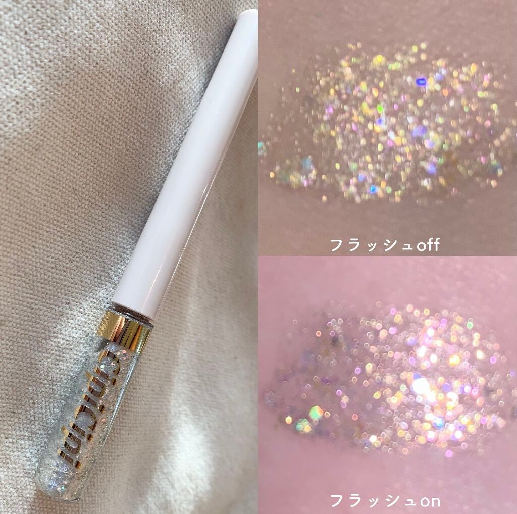 グリッターイルミネーションライナー/CipiCipi/リキッドアイライナーを使ったクチコミ(3枚目)
