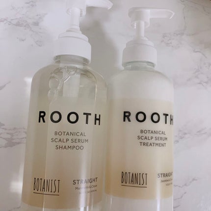 ルース ボタニカルスカルプセラム シャンプー・トリートメント(ストレート)/BOTANIST/市販シャンプーを使ったクチコミ(1枚目)