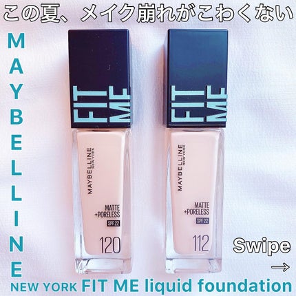 フィットミー リキッドファンデーション R/MAYBELLINE NEW YORK/リキッドファンデーションを使ったクチコミ(1枚目)