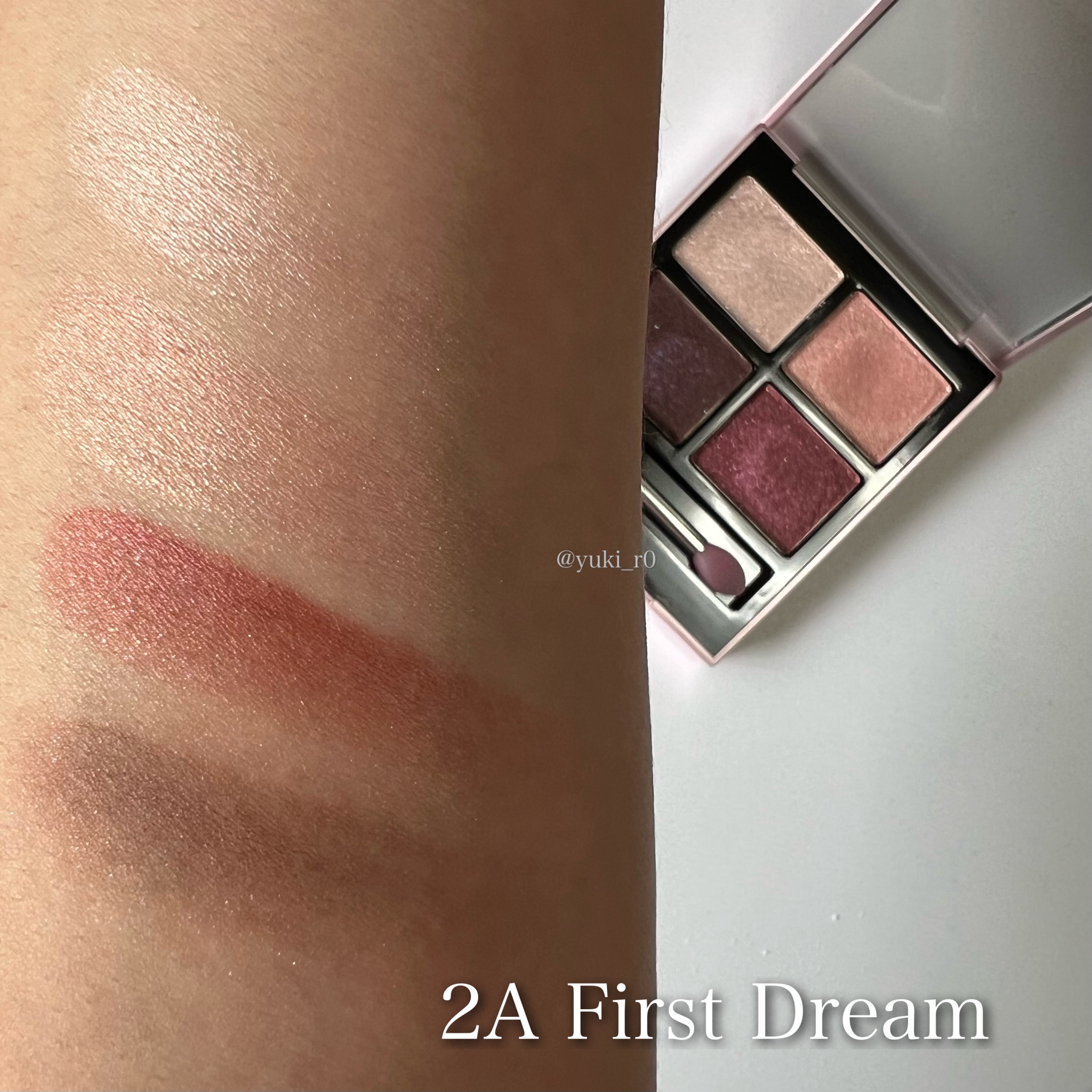 アイシャドウパレット 2A ファーストドリーム/ILM/アイシャドウパレットを使ったクチコミ（2枚目）