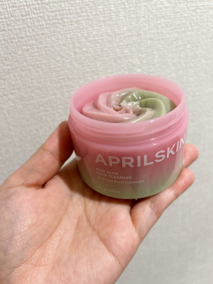 ピンクアロエメレンゲクレンザー/APRILSKIN/その他洗顔料を使ったクチコミ(2枚目)