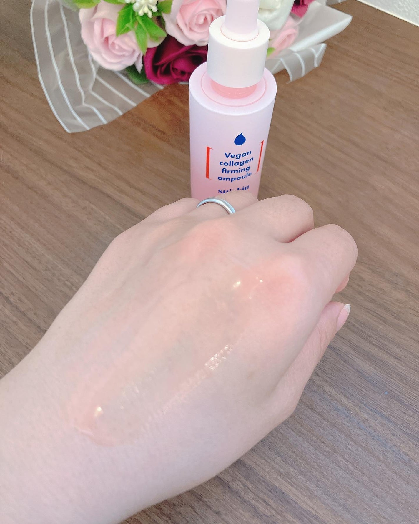 Vegan collagen firming ampoule/suiskin/美容液を使ったクチコミ(4枚目)