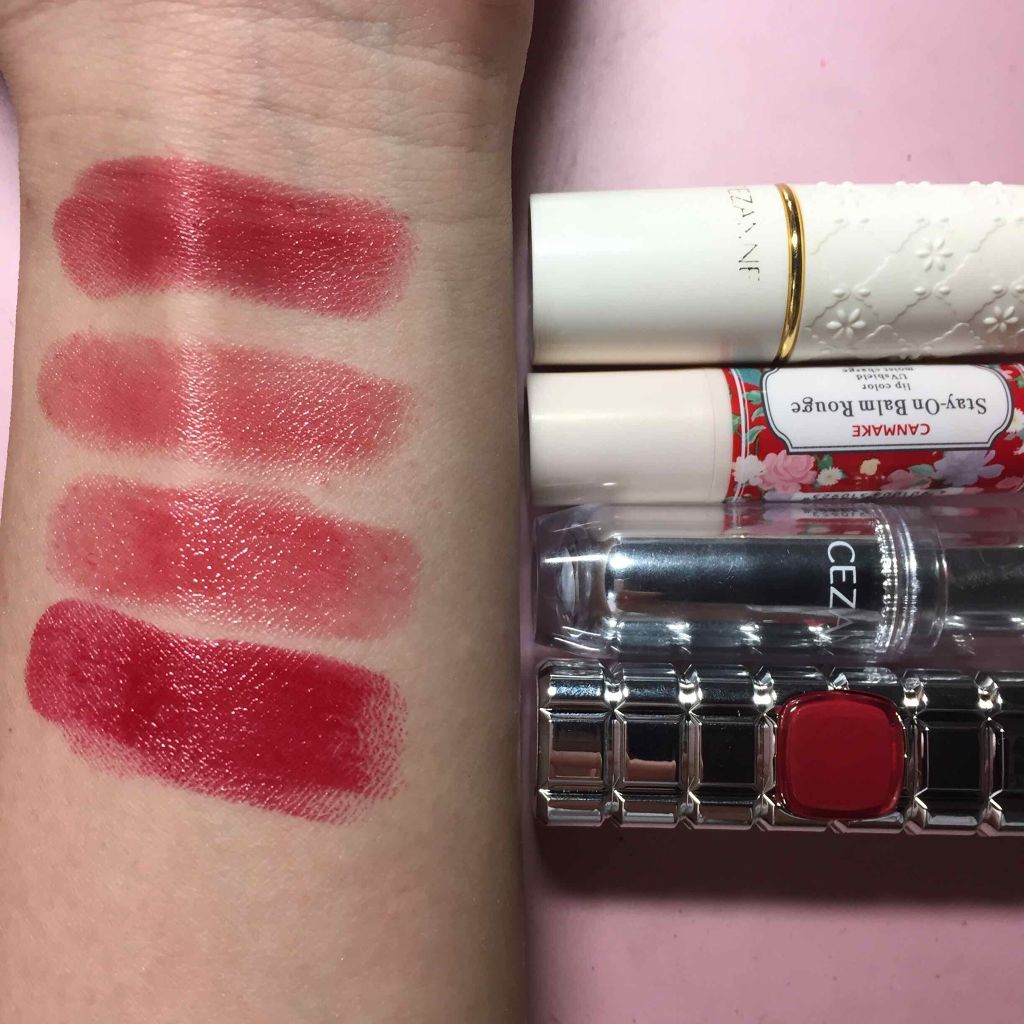 ステイオンバームルージュ/キャンメイク/口紅を使ったクチコミ(2枚目)