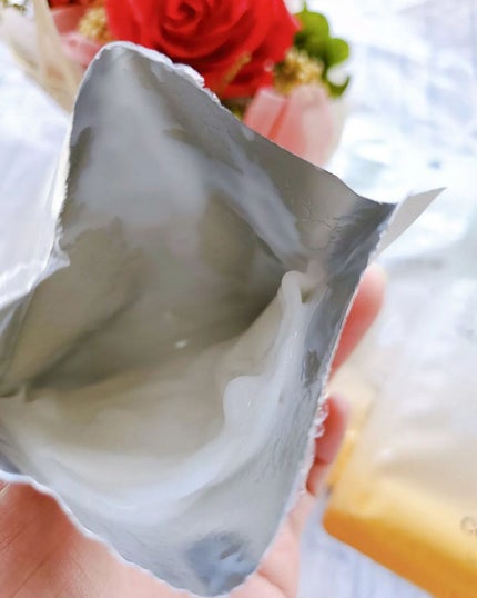 ディープモイスチャー マスク (ケアクリーム付き)/cerXcer/シートマスク・パックを使ったクチコミ(2枚目)