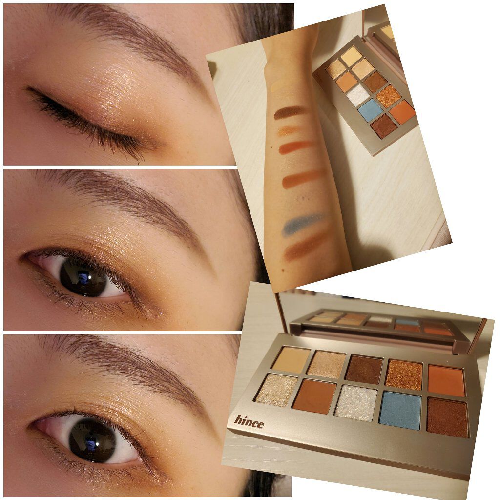 ニューデップスアイシャドウパレット/hince/アイシャドウパレットを使ったクチコミ(1枚目)