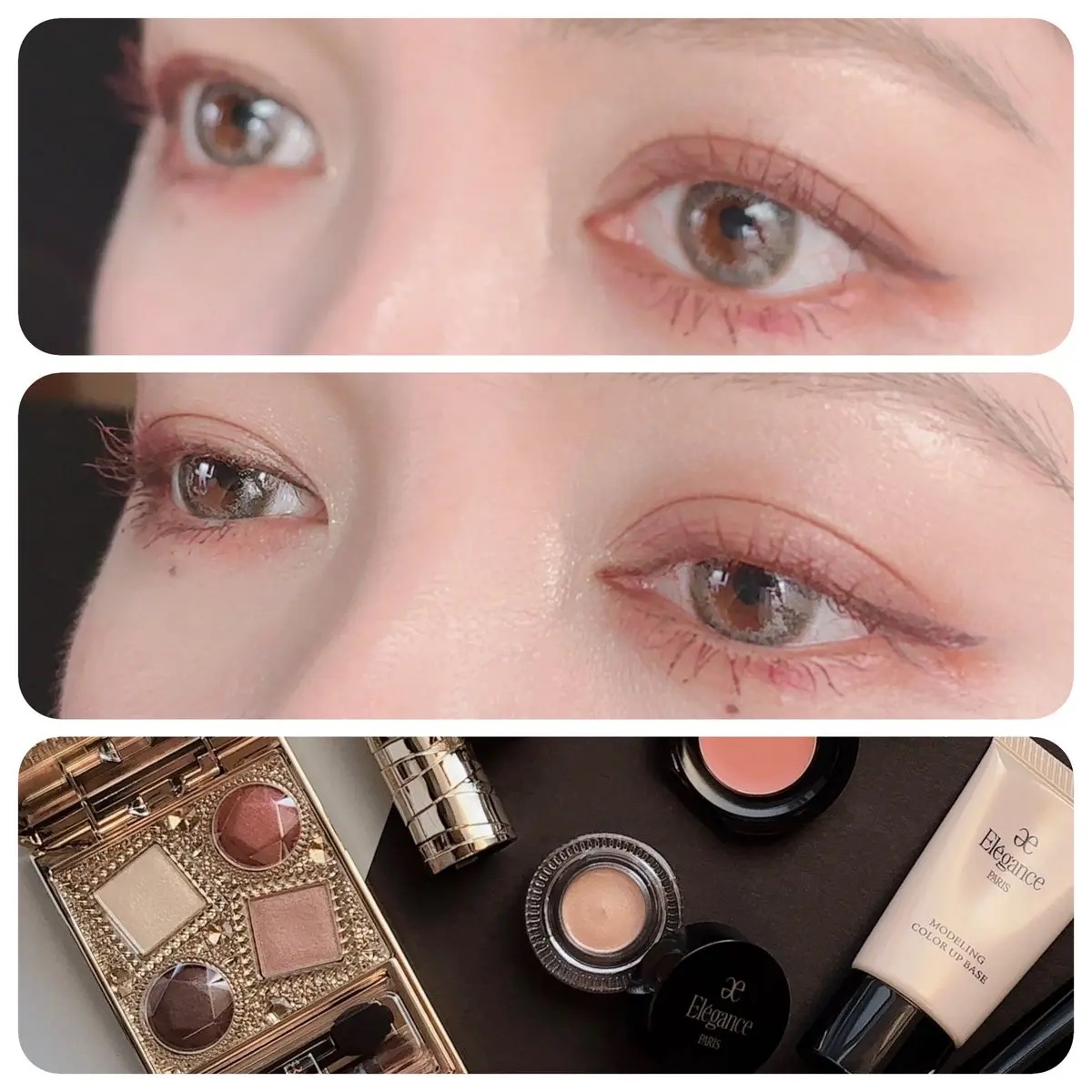 エレガンス コフレ パルボヌール/Elégance/メイクアップキットを使ったクチコミ（3枚目）