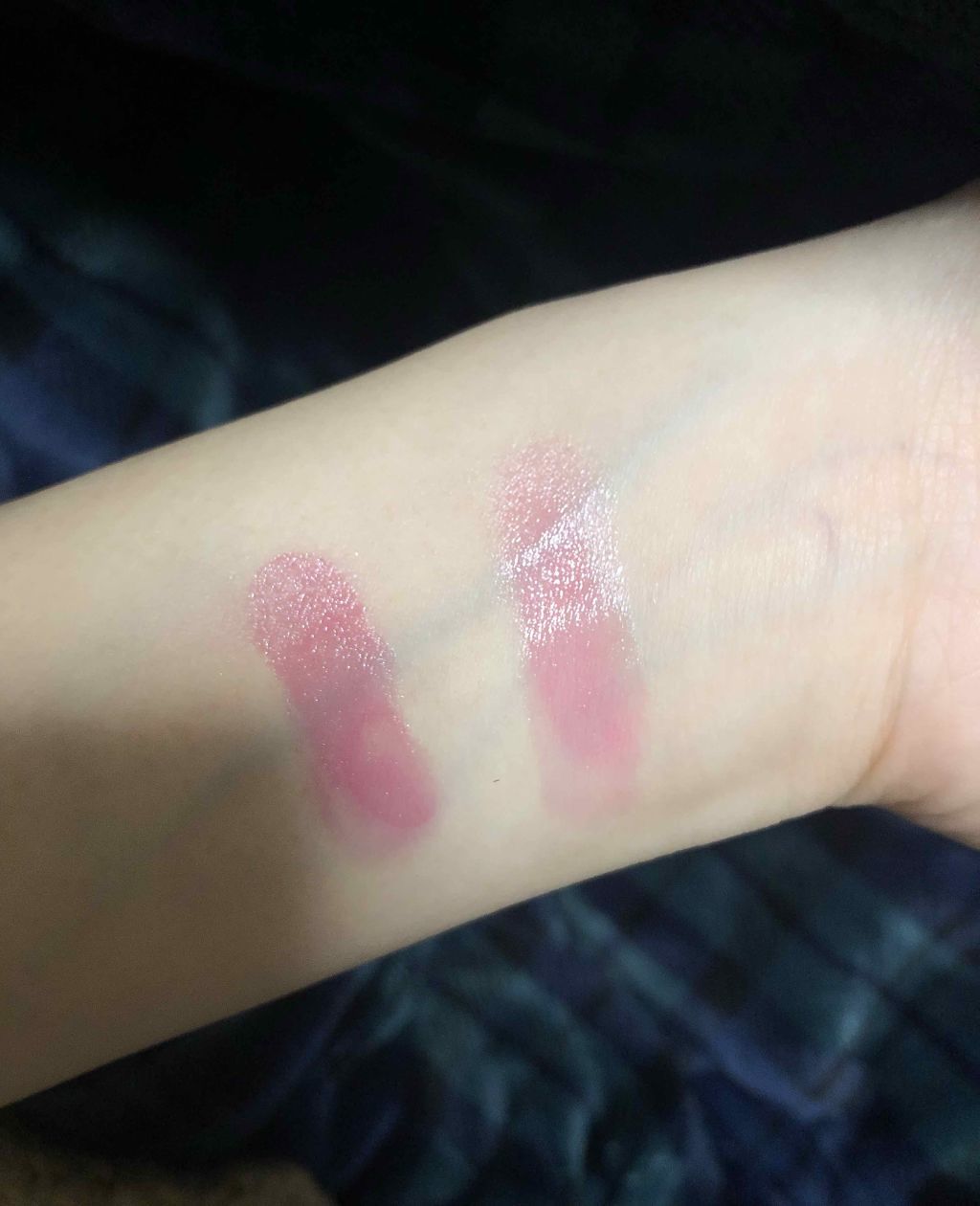 ラスティンググロスリップ/CEZANNE/口紅を使ったクチコミ（2枚目）