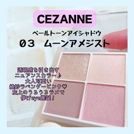 ペールトーンアイシャドウ/CEZANNE/アイシャドウを使ったクチコミ(2枚目)