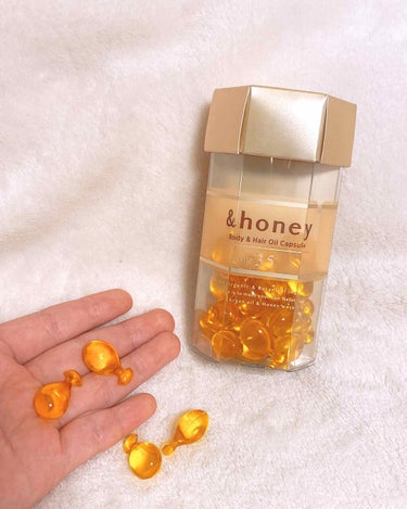 ボディ＆ヘア オイルカプセル 3.5/&honey/ヘアオイルを使ったクチコミ（1枚目）