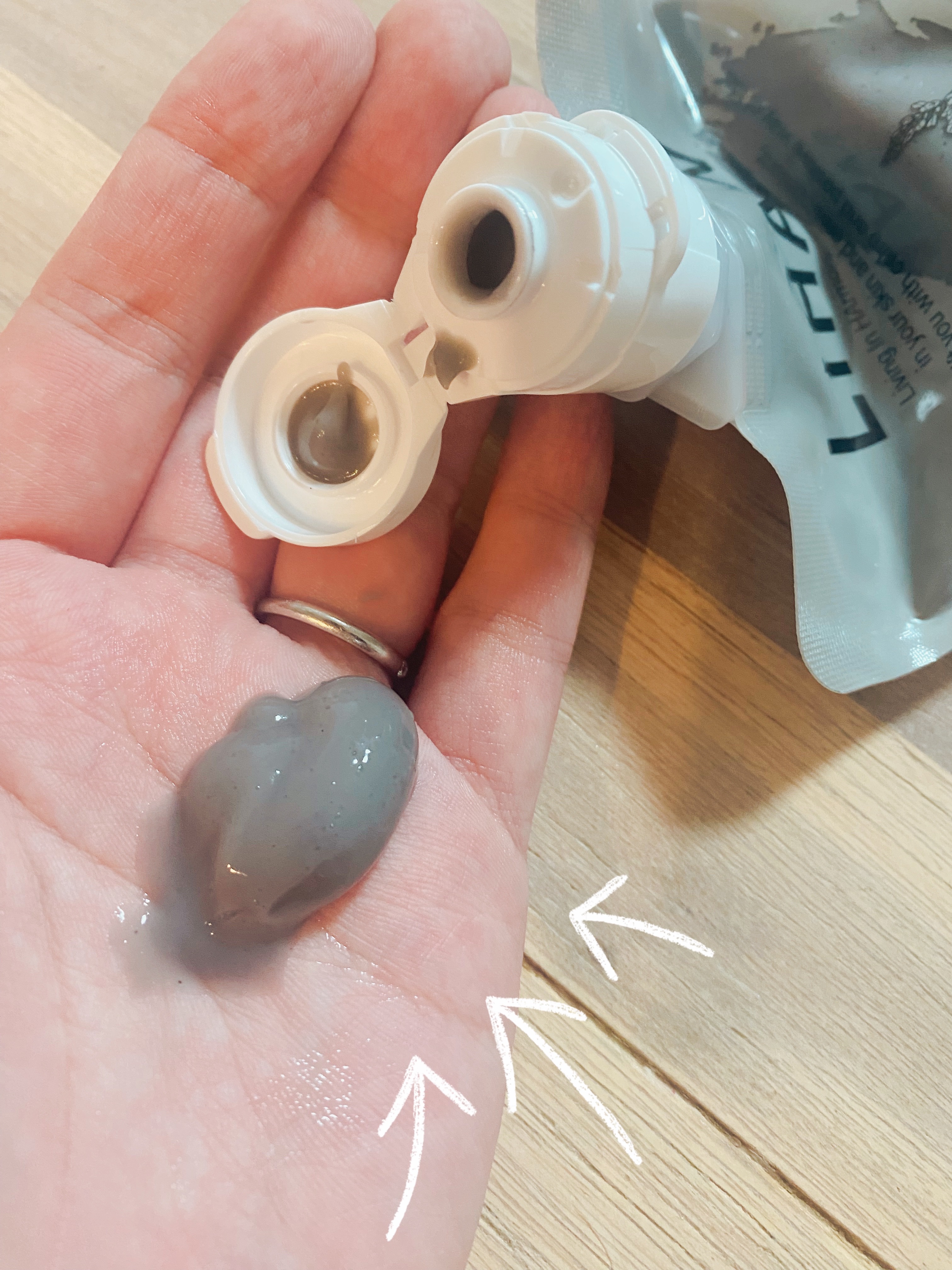 スクラブin 洗顔クリーム/LIHAW/その他洗顔料を使ったクチコミ（2枚目）