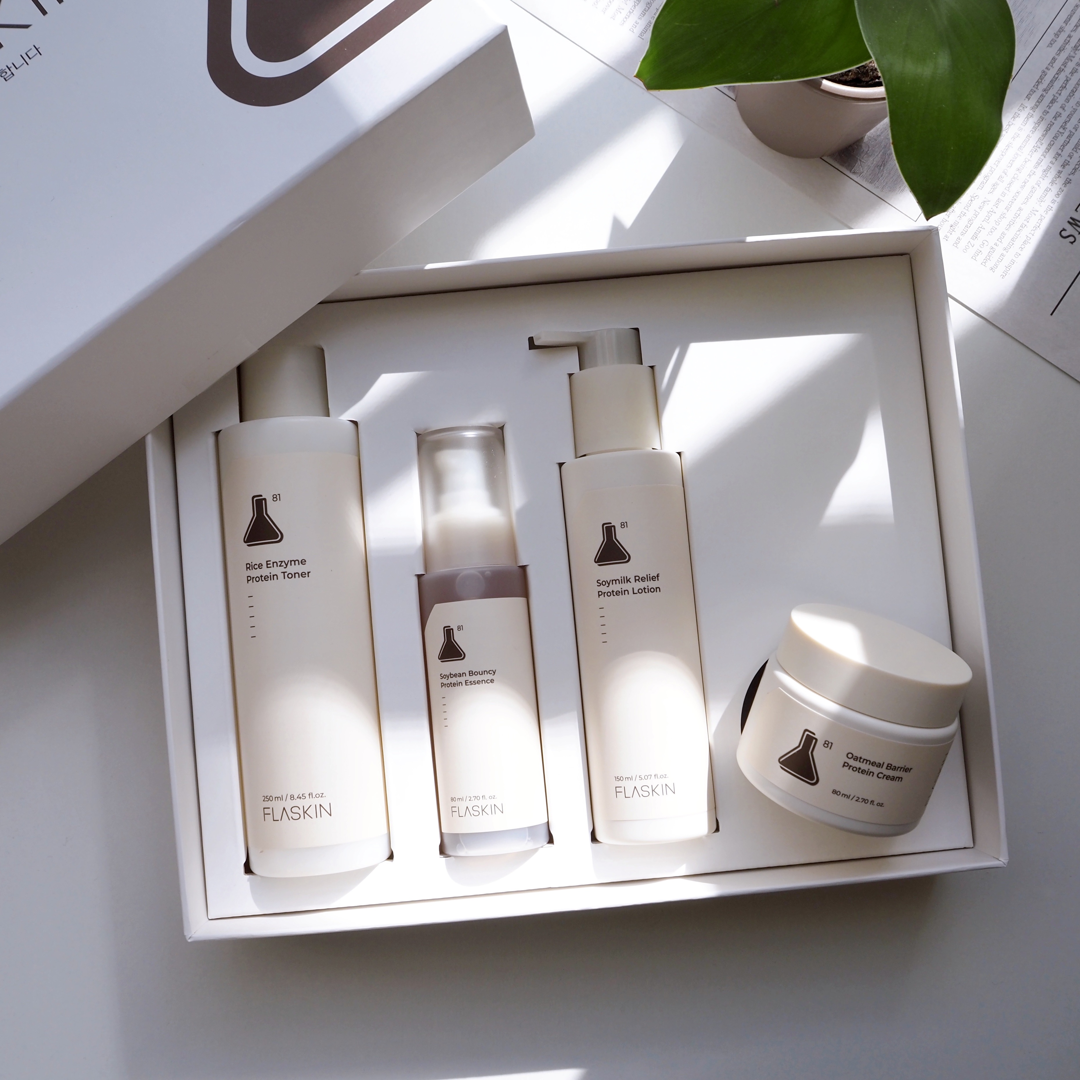 タンパク質フィラー90日スキンケアセット/FLASKIN/スキンケアキットを使ったクチコミ（1枚目）