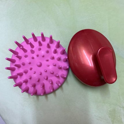 椿 シャンプーブラシ/DAISO/スカルプブラシを使ったクチコミ(2枚目)