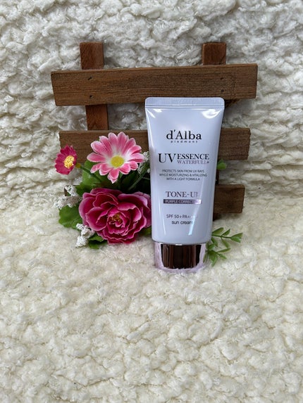 ダルバ ウォータフル トーンアップ サンクリーム(パープル)/ダルバ/日焼け止めクリームを使ったクチコミ(1枚目)