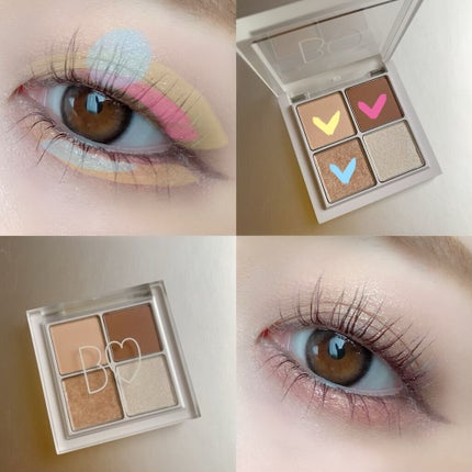 THE アイパレR/b idol/アイシャドウパレットを使ったクチコミ(4枚目)