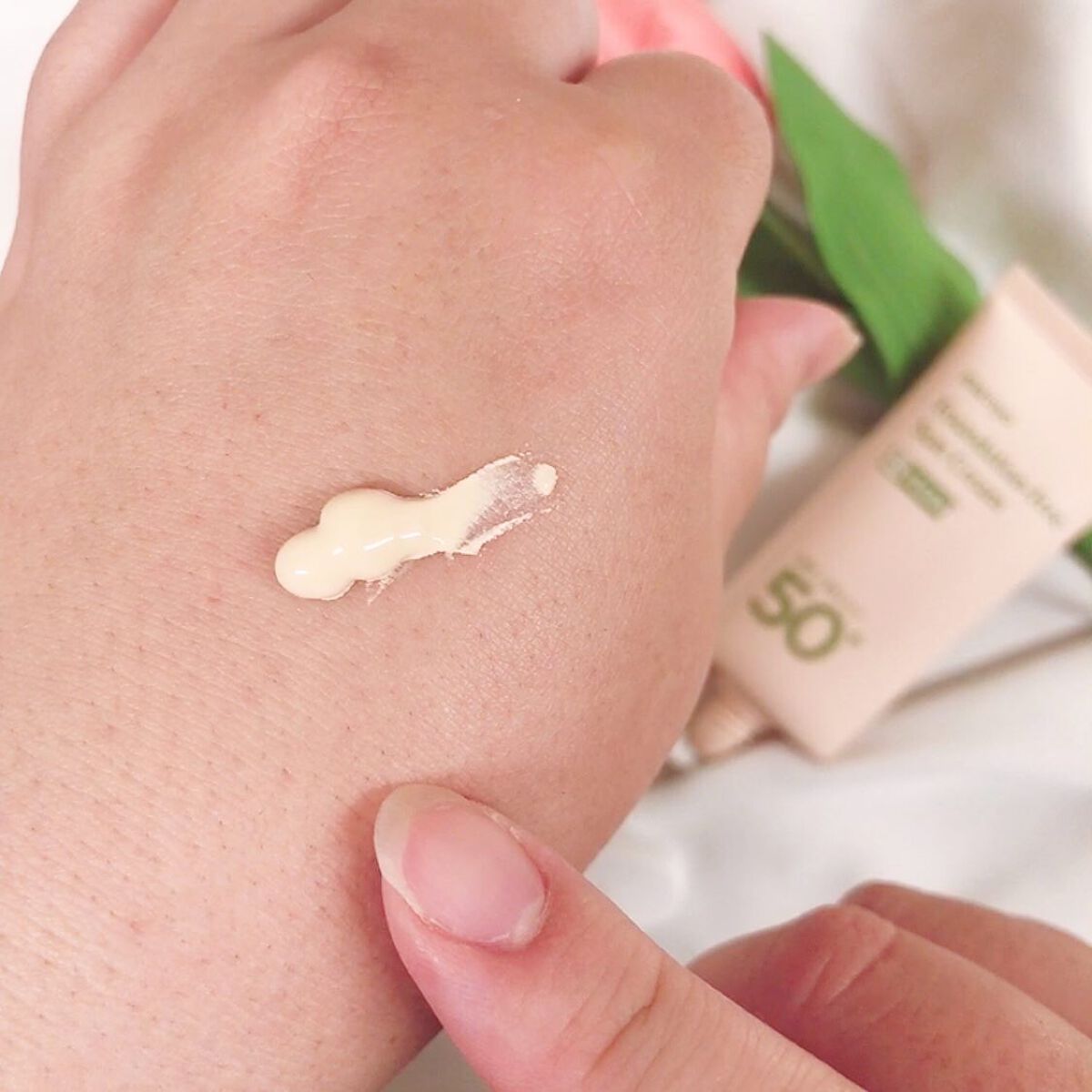 ファンデフリー サンクリーム/manyo/日焼け止めクリームを使ったクチコミ(5枚目)