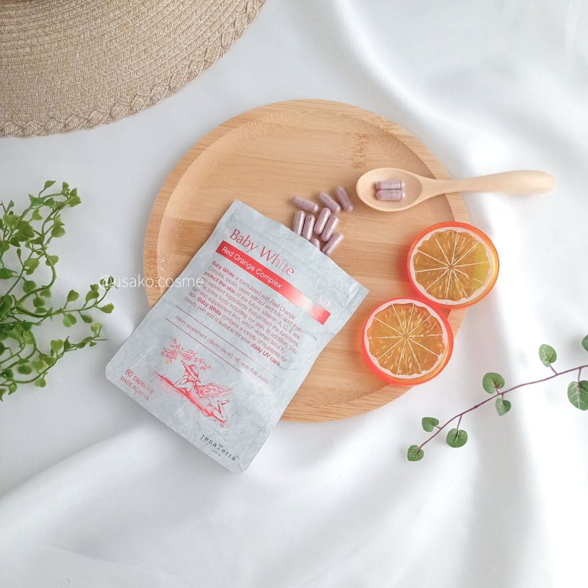 Baby White 60粒/renaTerra/美容サプリメントを使ったクチコミ(3枚目)