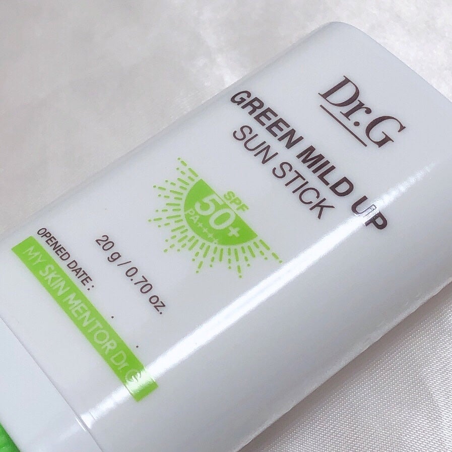 グリーンマイルドサンスティック SPF50+ PA++++/Dr.G/日焼け止めスティックを使ったクチコミ(4枚目)