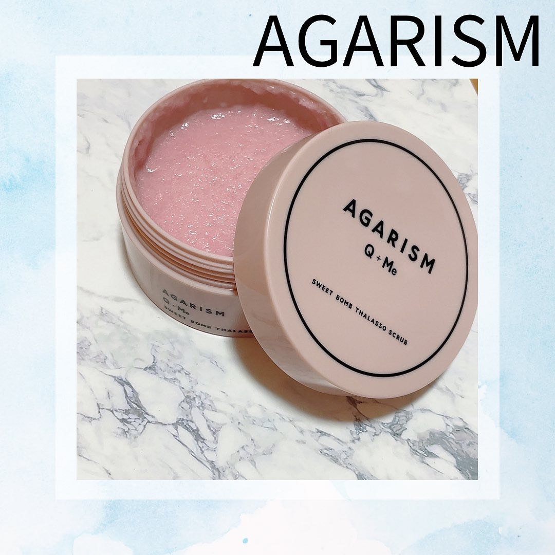 Q+Me スウィート ボム タラソ スクラブ/AGARISM/バスト・ヒップケアを使ったクチコミ（1枚目）