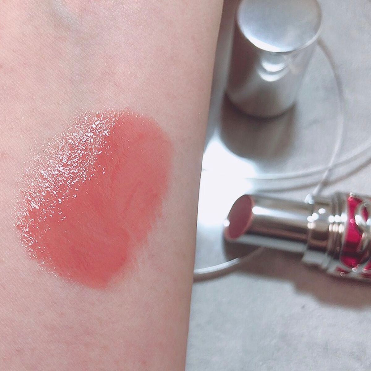 YSL ラブシャイン キャンディグレーズ/YVES SAINT LAURENT BEAUTE/口紅を使ったクチコミ(3枚目)