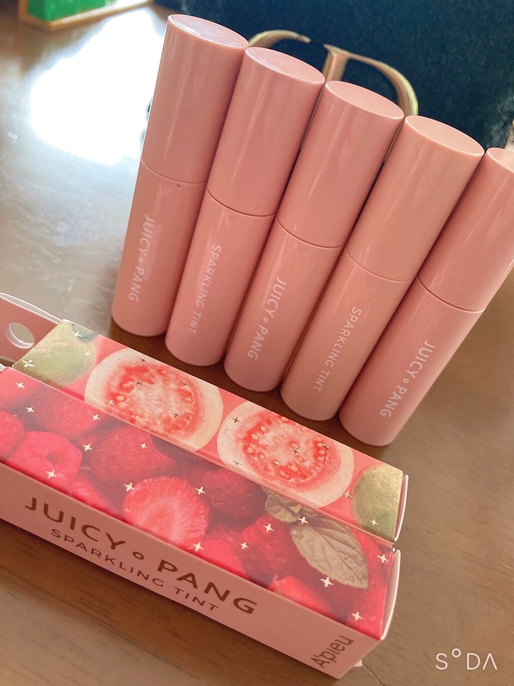 アピュー ジューシーパン スパークリングティント/A’pieu/口紅を使ったクチコミ(1枚目)