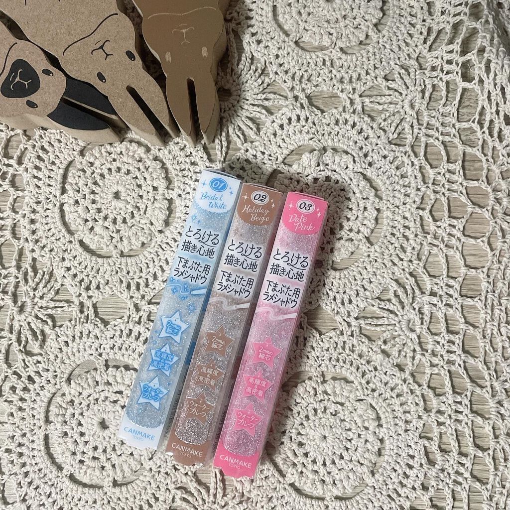 りんりん | 顔がでかいコスメオタク on LIPS 「𓊆 #canmake𓊇✏︎#クリーミータッチパール限定で出た涙..」(1枚目)