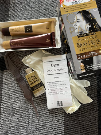 オイルパックカラー/ビゲン/ヘアカラーを使ったクチコミ(4枚目)