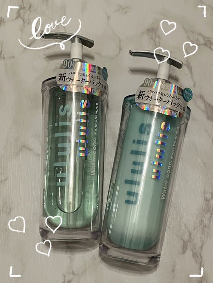 ウォーターコンク モイストシャンプー/ヘアトリートメント/ululis/市販シャンプーを使ったクチコミ(1枚目)