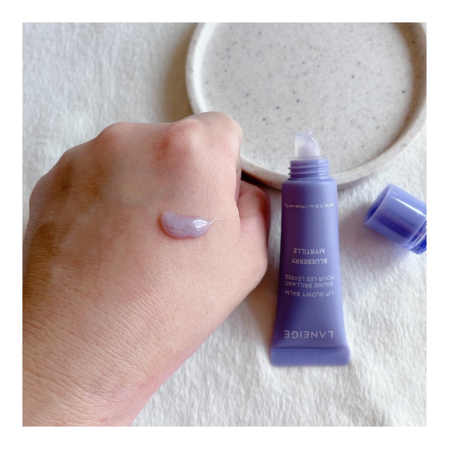 リップグロウィバーム/LANEIGE/リップバームを使ったクチコミ（3枚目）