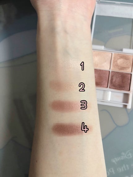 シルキースフレアイズ/キャンメイク/アイシャドウパレットを使ったクチコミ(3枚目)