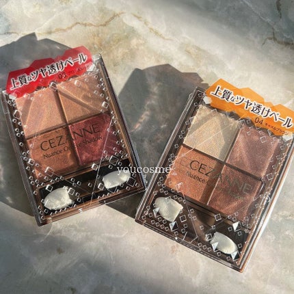 ニュアンスオンアイシャドウ/CEZANNE/アイシャドウパレットを使ったクチコミ(6枚目)