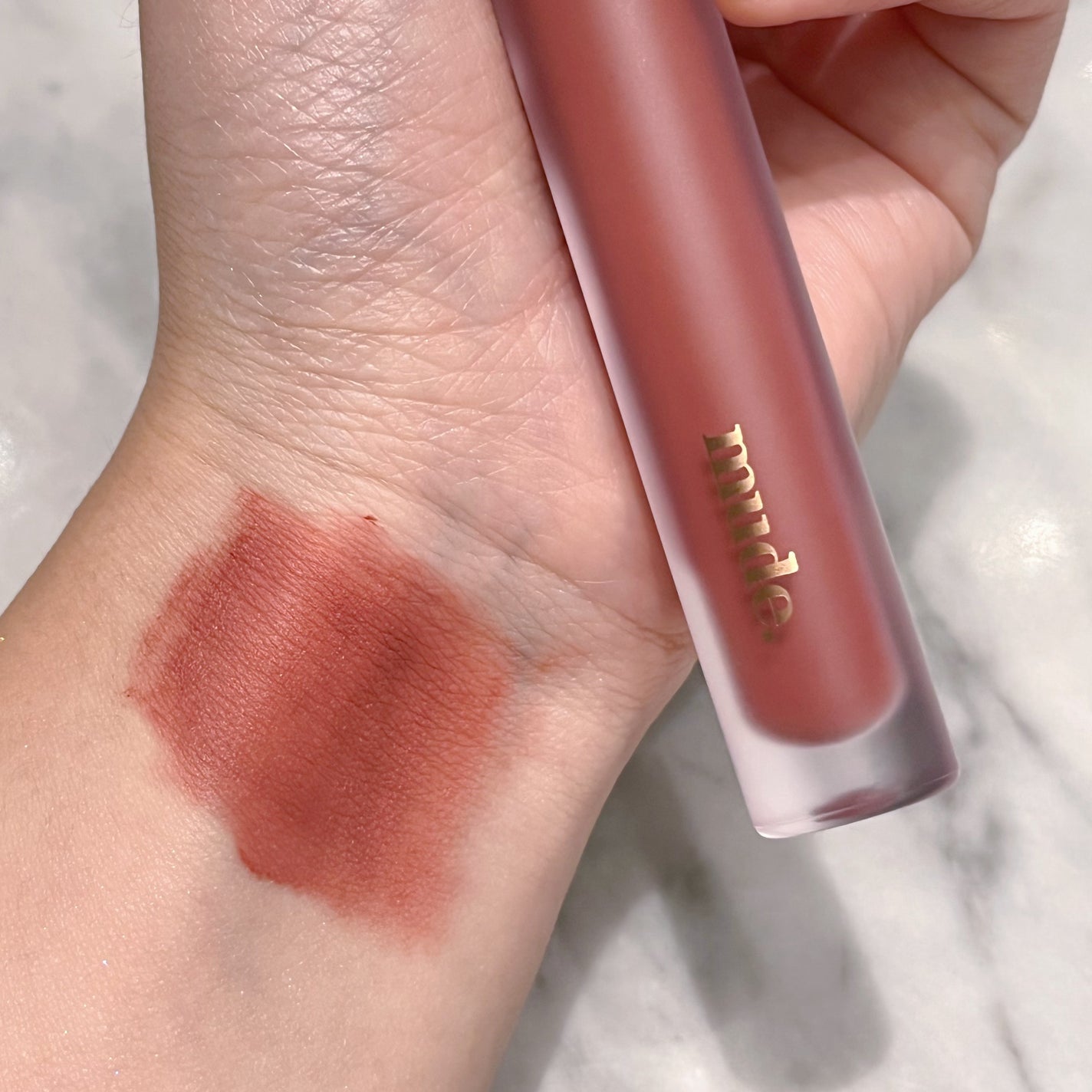 グラッセリップティント/mude/リップティントを使ったクチコミ(2枚目)