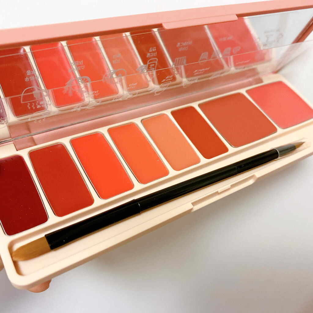 プレイカラーリップ＆チーク/ETUDE/口紅を使ったクチコミ（2枚目）